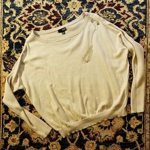 a.n.a Champagne Sparkles Sweater